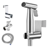handheld bidet toilet sprayer kit stainless steel bidet faucet for bathroom spray shower sprayer douche kit cleaning