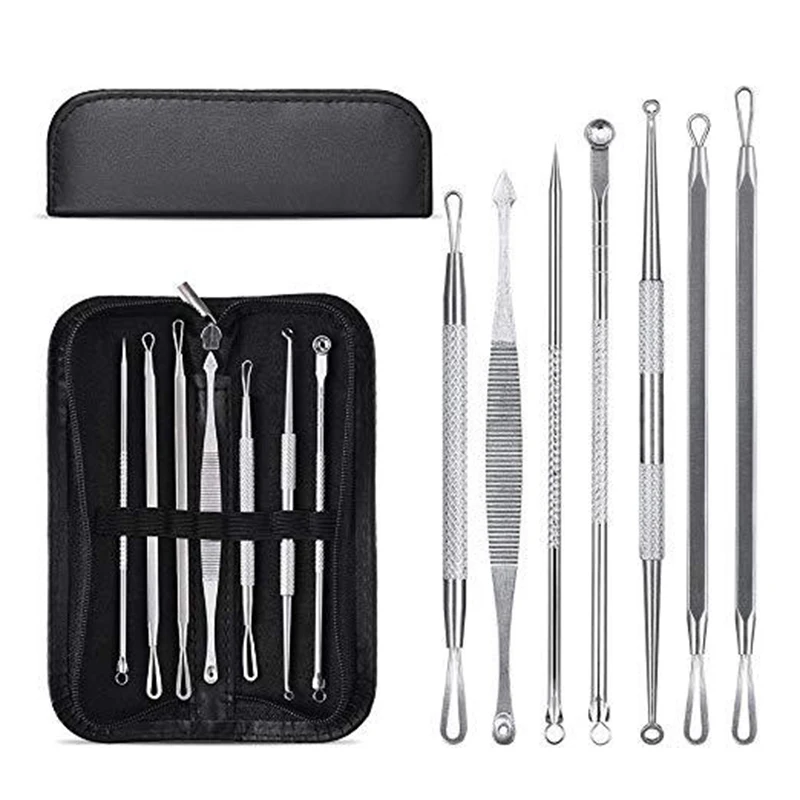 7 шт. угорь угревой сыпи инструмент для лица носа Чистка Пор моднок ювелирное