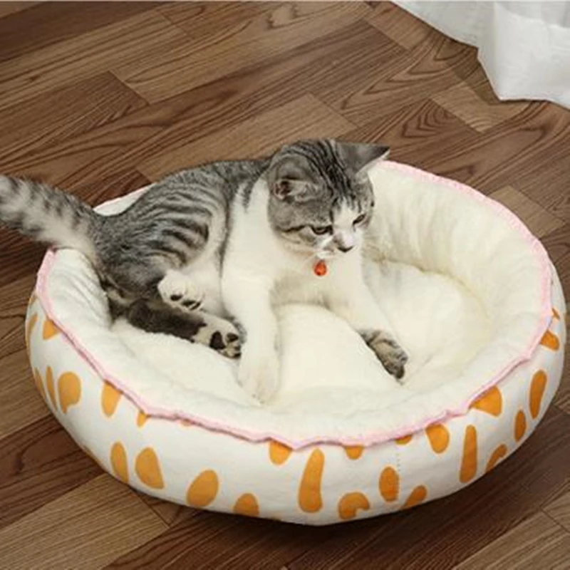 Собачья кровать согревающая собачья моющаяся мягкая очень удобная плюшевая