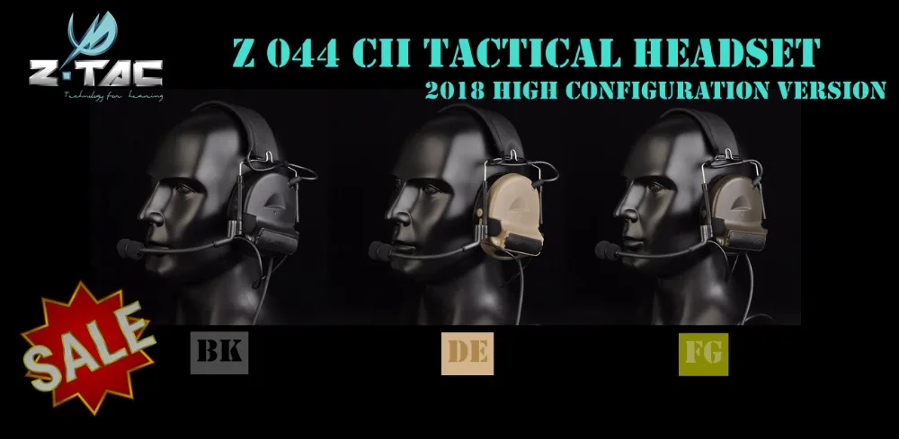 Z-Tactical softair аксессуары авиационная гарнитура peltor Comtac 2/II PTT гарнитура шумоподавление Охота Стрельба наушники Z044