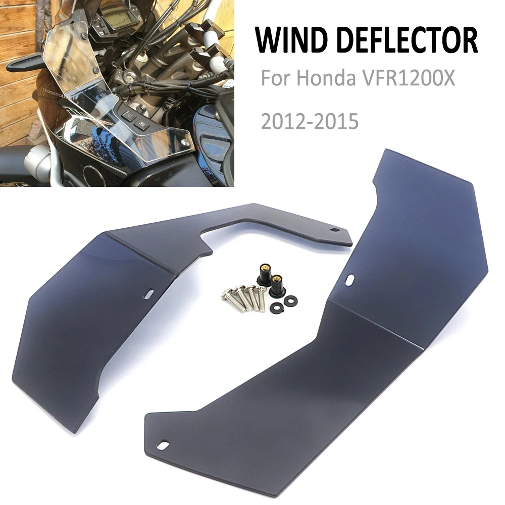 

Motorcycle Side Windshield Handguard panels Wind Deflector Pair FOR Honda VFR 1200X VFR1200X Crosstourer VFR 1200 X 2012 - 2015