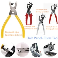 4 styles universal 2mm home hand leather strap watch band belt tool belt punching pliers hole punch pliers tool