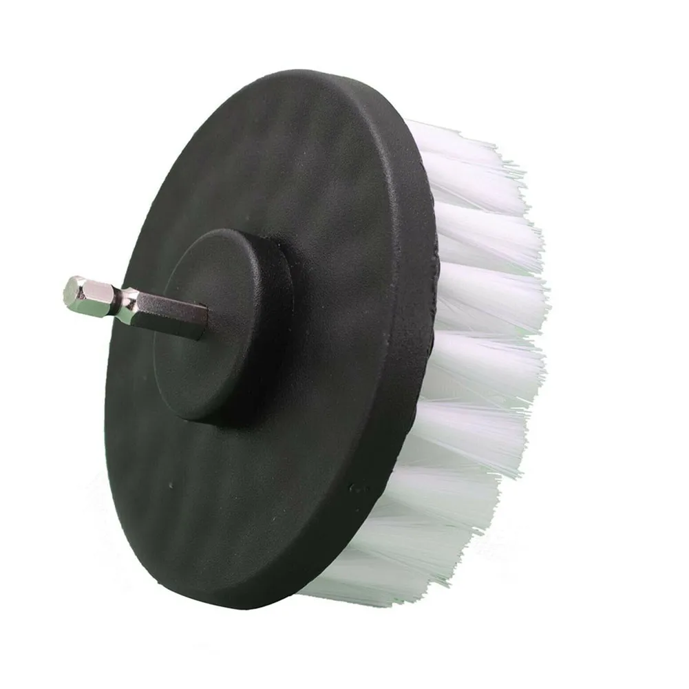 

100mm Soft Drill Brush Attachment Cleaning For Carpet For Leather Parts