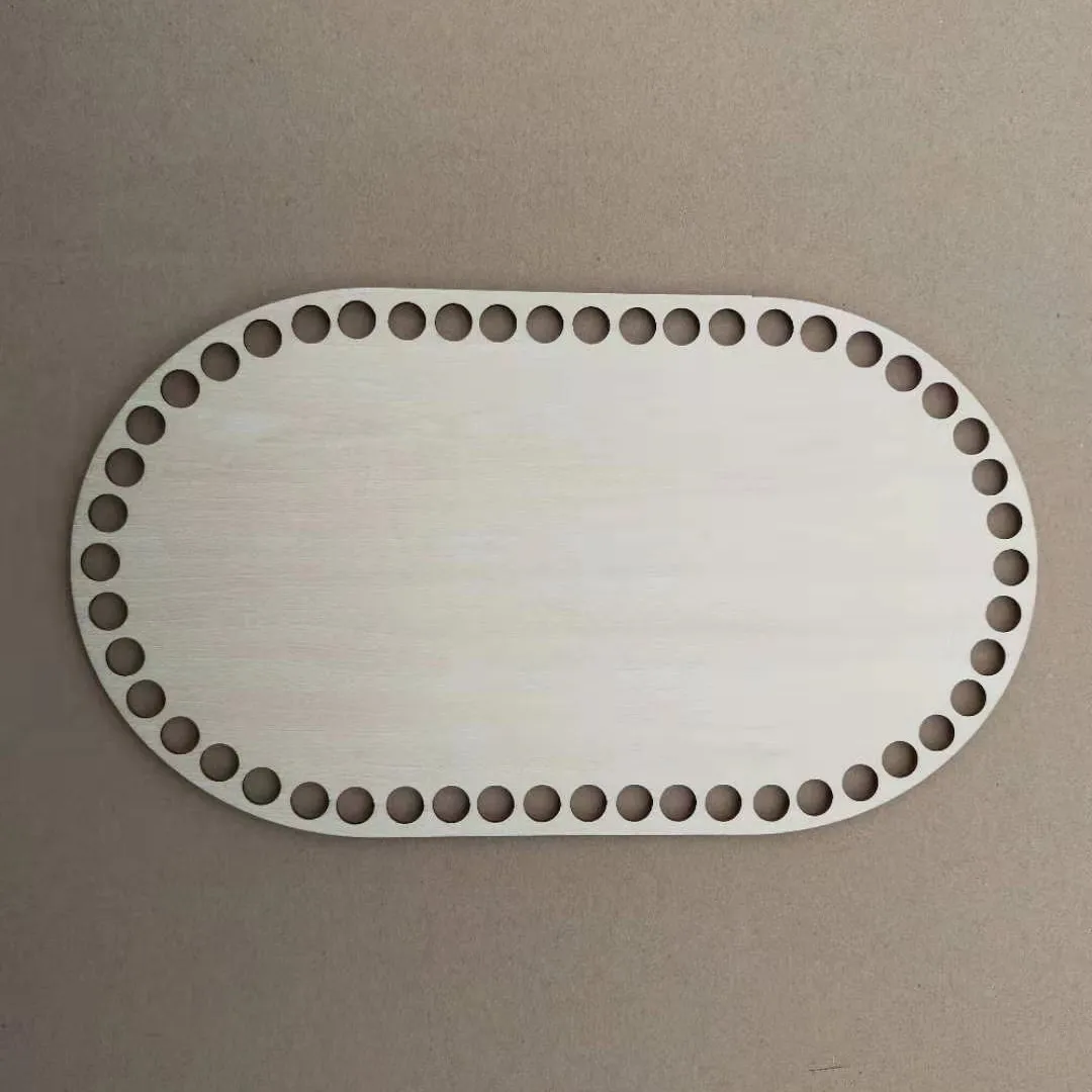 3 шт./лот 23x13 см лазерная резка деревянная полая нитка пряжа для вязания крючком