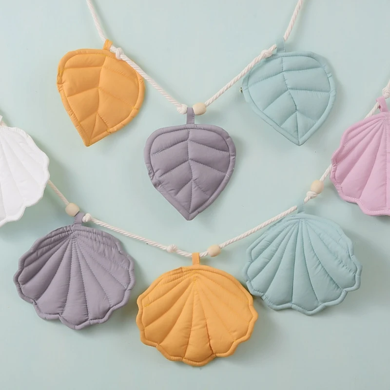 

Creative Shell/Leaves Shape Baby Crib Mosquito Net Ornament Wall Hanging Pendant Kids Children Home Decoration