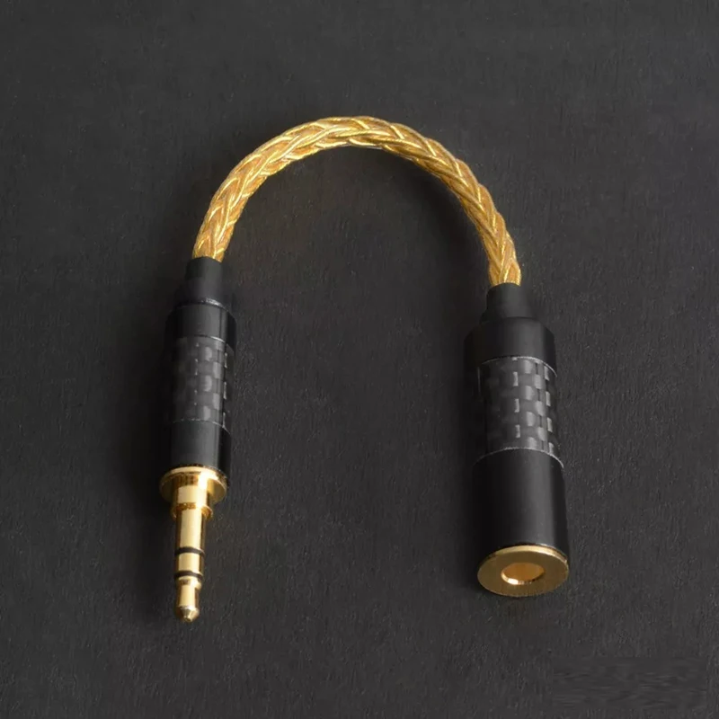High Quality Headphone Transfer Wire 6 Core Earphone Adapter 4.4mm Female to 3.5mm Male for SONY DMPZ1 ZX300A A-35 PHA2A iPhone |
