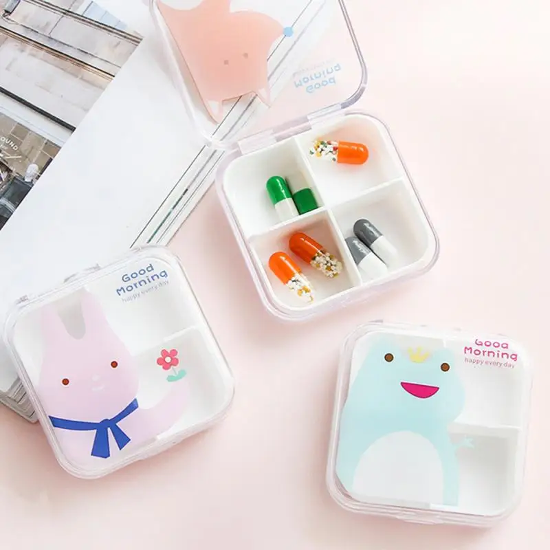 1 шт. пластиковый мини контейнер для лекарств и лекарств|Таблетницы разделители| |