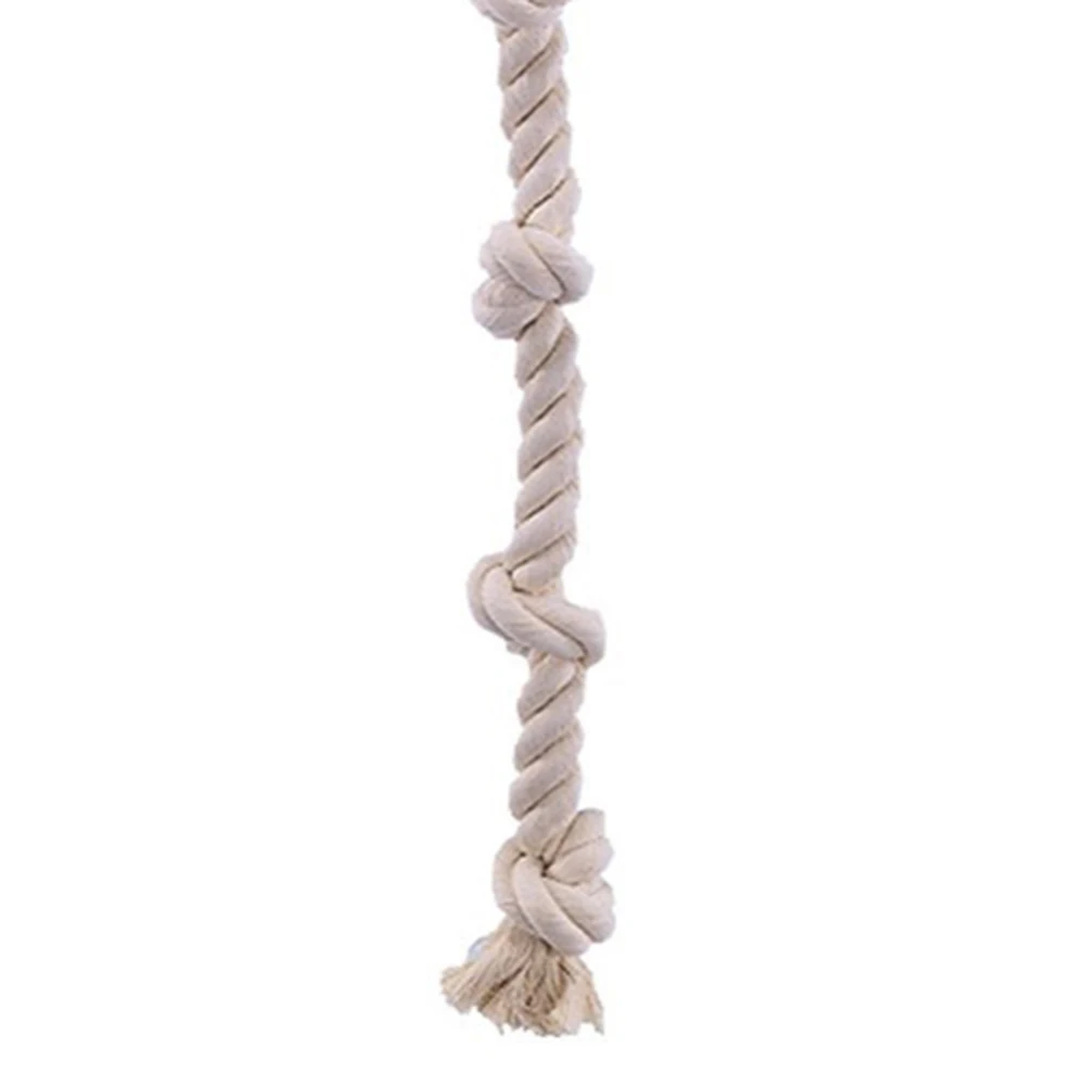 

Pet Bird Cotton Rope Knot Climbing Hanging Cage Decor Swing Chew Toy