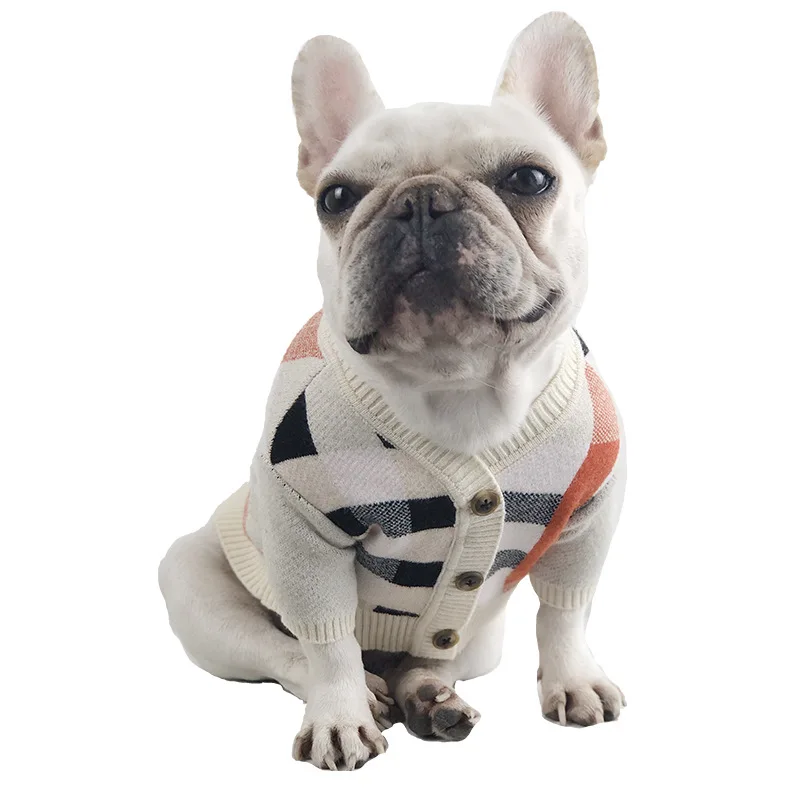 

Fashion Italian Brand Dog Cat Cotton Sweater for Chihuahua Outfit Soft Coat for French Bulldog Puppy Jacket Pet Costume S-XXL