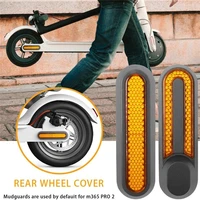 reflective rear wheel hub covers electric scooter protective back shell suitable for m365 pro 2 m365 wear resistant