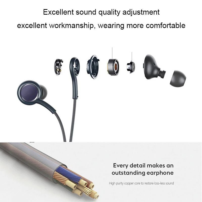 Наушники EO IG955 3 5 мм наушники с микрофоном Проводные Android Универсальные вкладыши