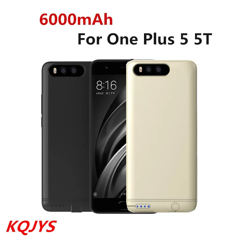 KQJYS 6000 мАч чехол для батареи power plus для Oneplus 5 5T внешний аккумулятор запасной аккумулятор чехол Зарядное устройство для One Plus 5 5T