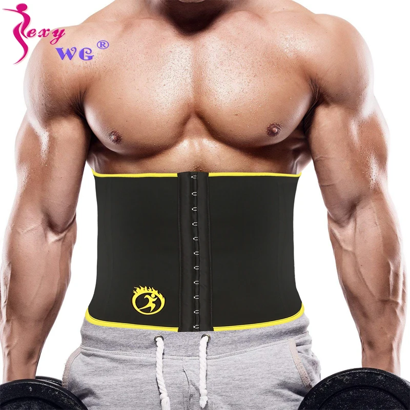 

SEXYWG Slimming Waist Trainer Men Lumbar Back Support Sport Brace Tatical Belt Neoprene Body Shaper Gym Yoga Strap Waist Cincher