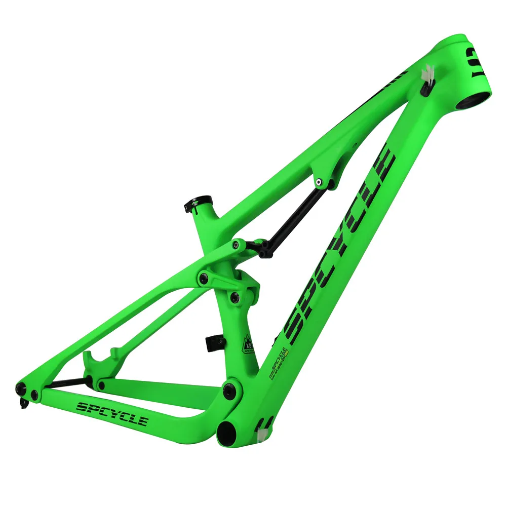 Spcycle XC Carbon Full Suspension Frame 27.5er 29er Mountain Bike 148*12mm Boost MTB 27.5+ BB92 | Спорт и развлечения