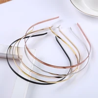 5pcslot 3567mm stainless steel headband base kc gold silver blanks handicraf setting for diy headwear making accessories