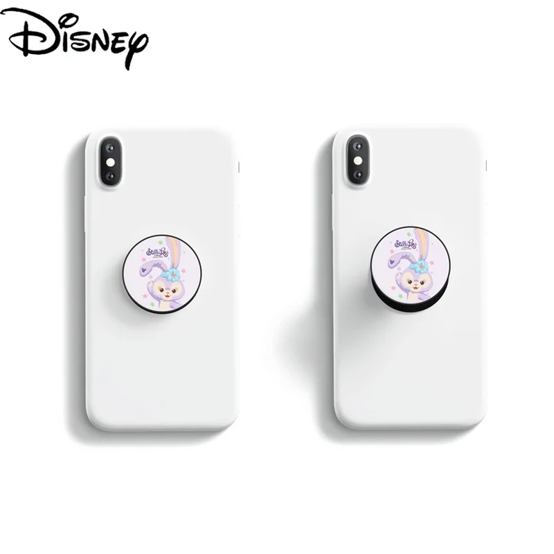 

Disney Cartoon Duffy Mobile Phone Retractable Airbag Holder Round Multi-function Round Ring Buckle Mobile Phone Accessories
