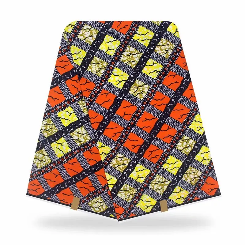 

2019 New Style Wax African Real African Cotton Wax Veritable Wax 100% Cotton for Party Dress Y90508-11