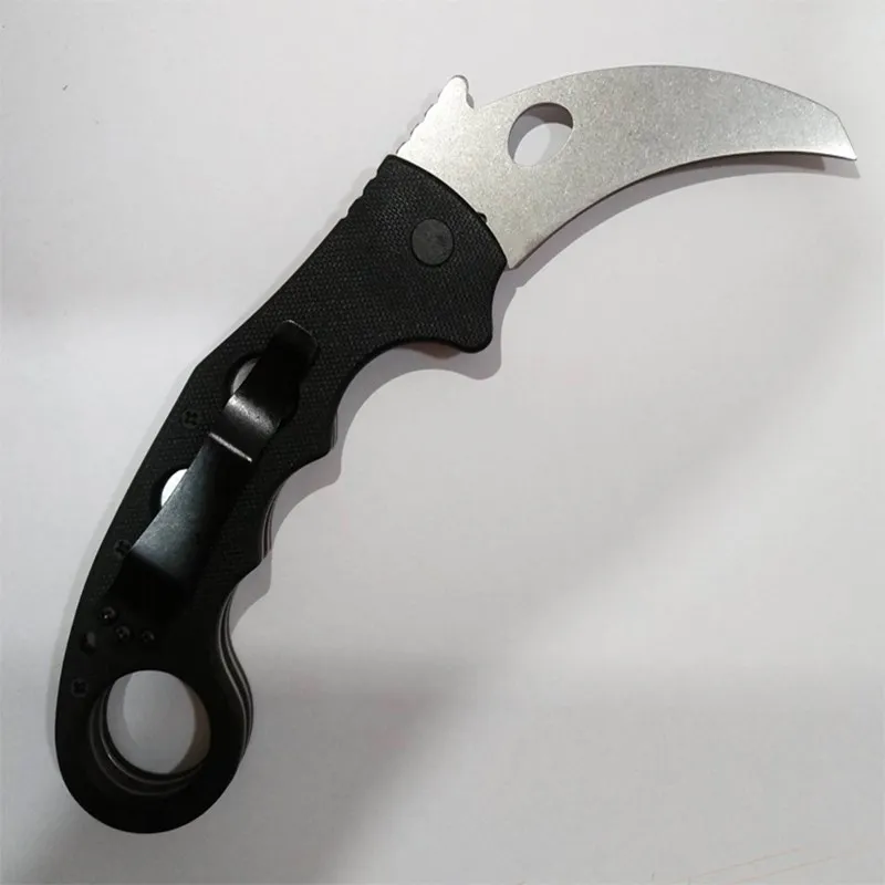 Хит 0961 складной нож Karambit 440 лезвие G10 Ручка Открытый тренировочный когти походные