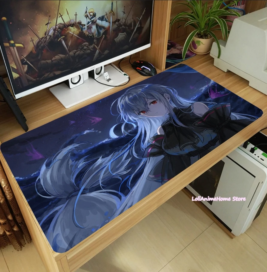 Большой коврик для мыши аниме игр arknight Skadi утолщенный игровой ноутбука и ПК