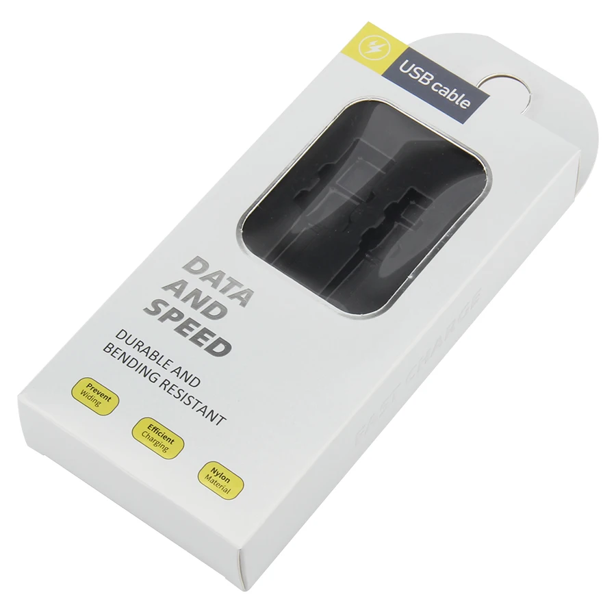 Розничная упаковка пустая бумажная упаковочная коробка для iPhone Samsung Type C Micro USB