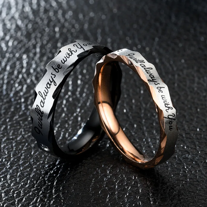 

Vintage Stainless Steel Rings for Women and Men Couple Rings Valentines Day Gift Jewelry Free Shipping Items Wholesale