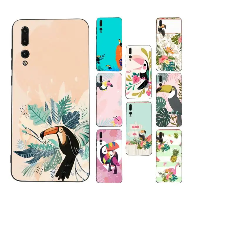 Силиконовый черный чехол Babaite для телефона Huawei Mate 30 Pro P20 P30 P40 pro lite Y7 Y6 2019 Honor 8X 8A 10