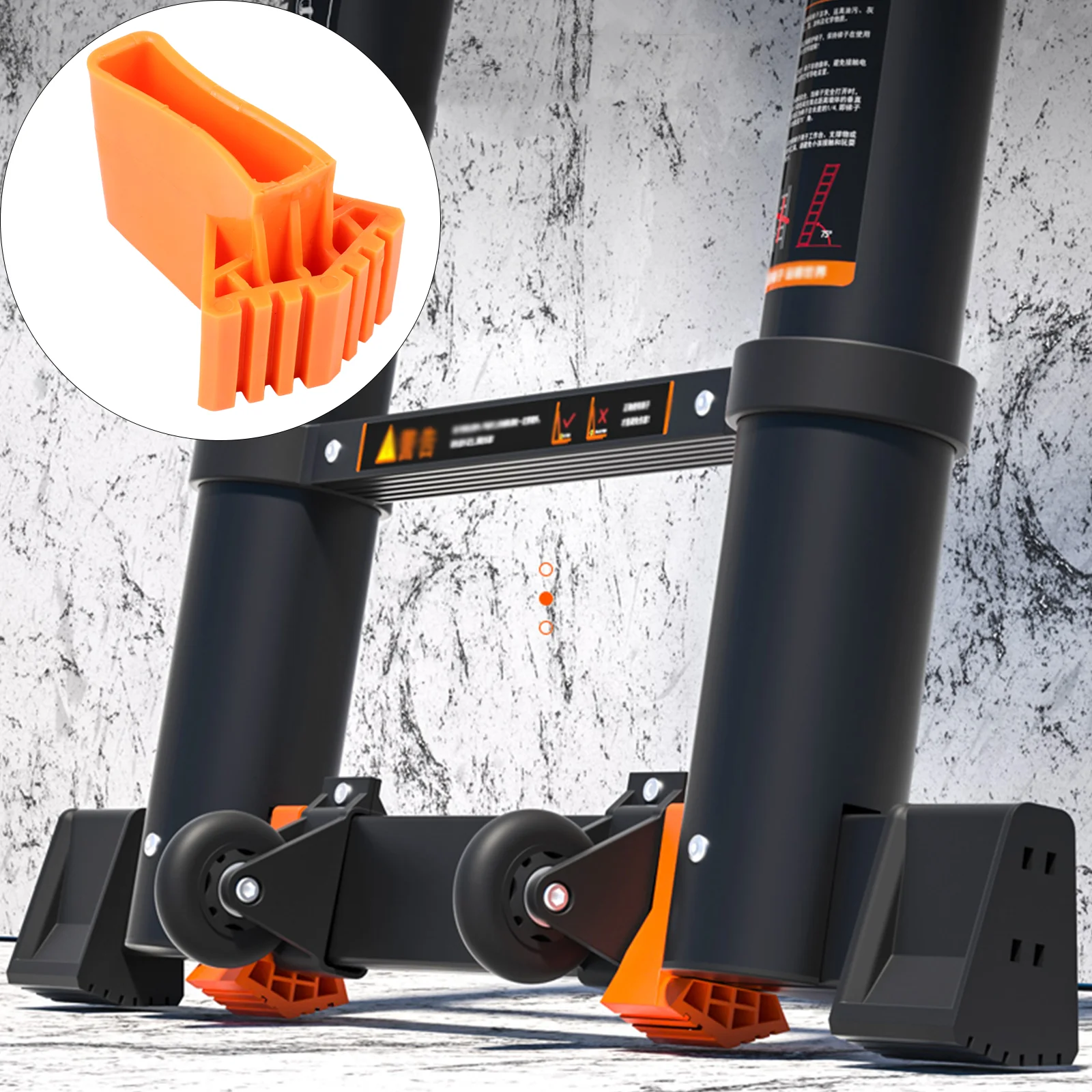 

4 Pcs Durable Rubber Ladder Leg Ladder Foot Cover Home Supplies Accessories