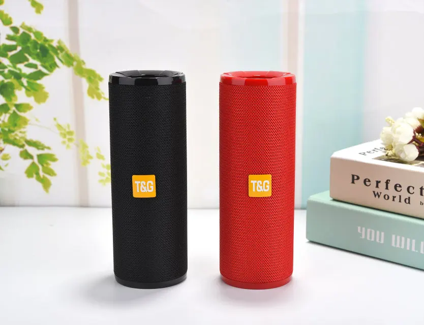 Портативная беспроводная Bluetooth колонка мини стереоколонка с поддержкой USB AUX FM TF