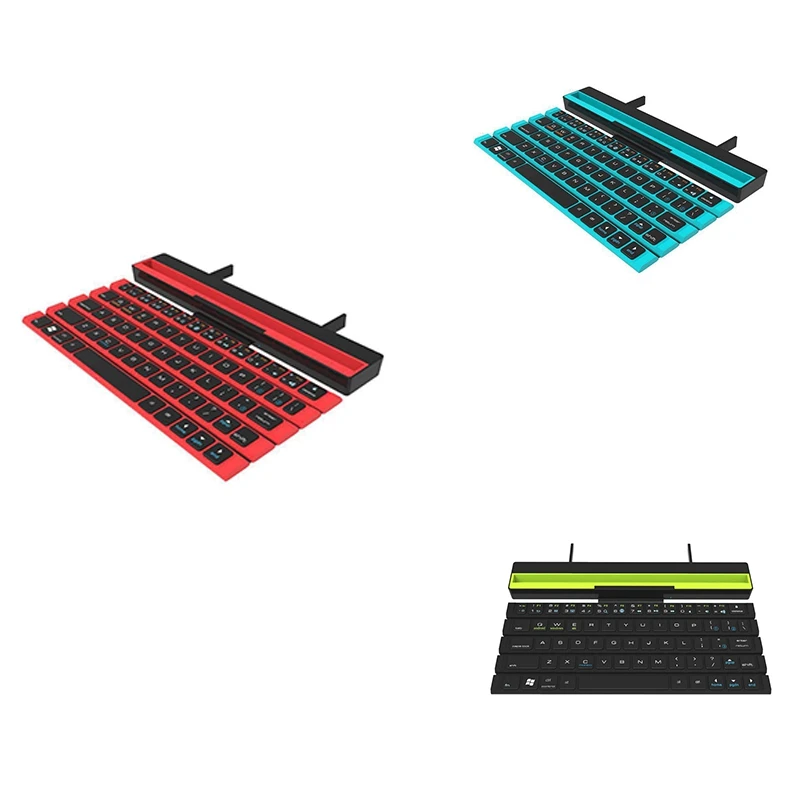 

Keyboard Portable Wireless Mini Ultra-Thin Keyboard Portable Folding Keyboard for iPad Tablet Computer Laptop