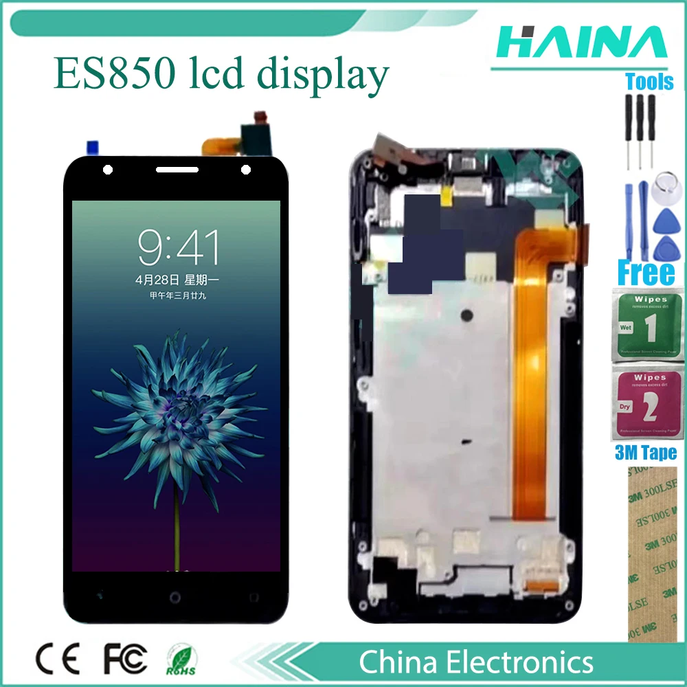 5 0 дюймовый телефонный корпус ЖК дисплей и сенсорным экраном для DEXP Ixion ES850