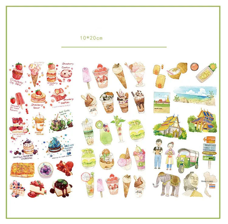 Набор декоративных наклеек для скрапбукинга альбомов 3 шт./лот|Канцелярские