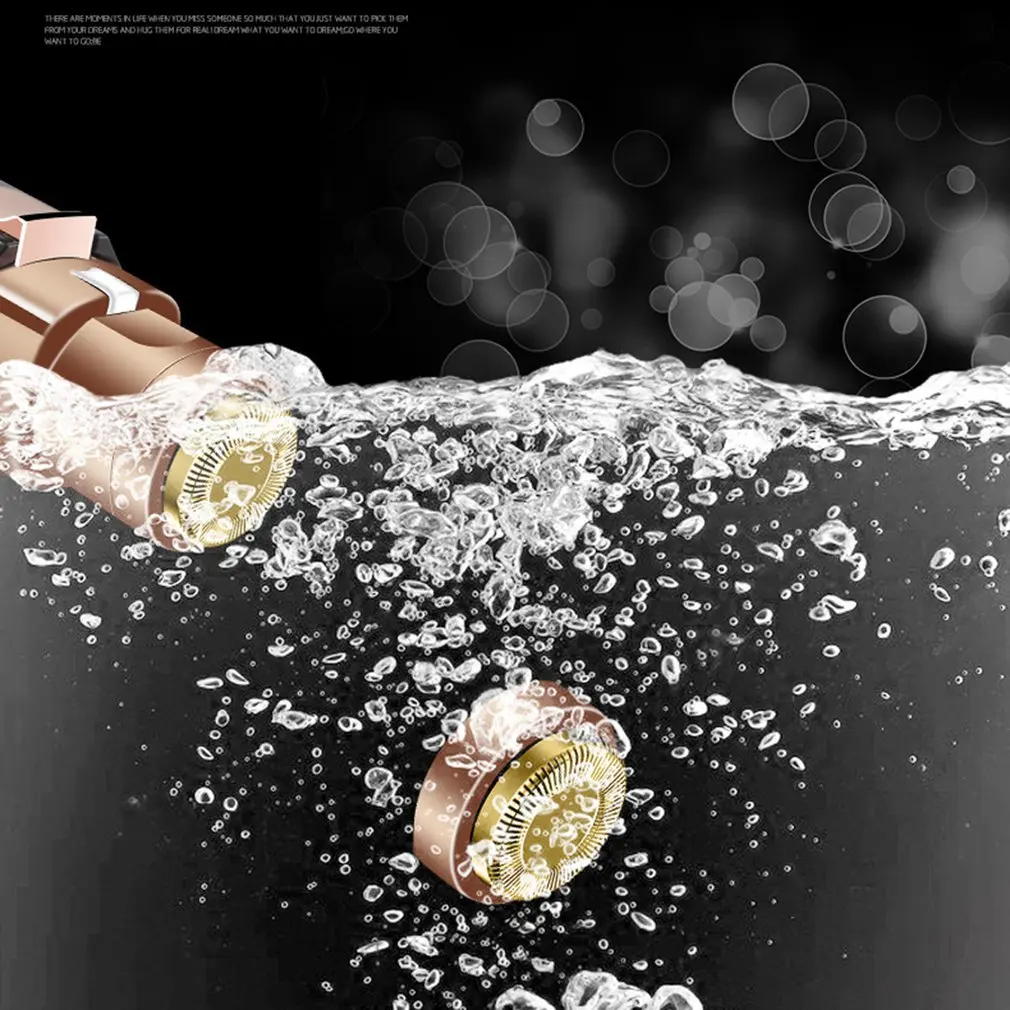 

2 in 1 Painless Lady Eyebrow Shaver Facial Hair Removal Mini Lipstick Epilator Pen Leg Underarm Hair Remover Trimmer Makeup