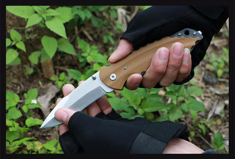 Бесплатная доставка высокого качества складной нож выживания тактический