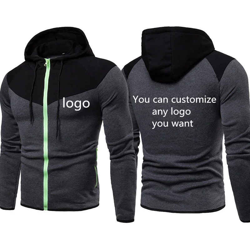 

Куртка мужская бейсбольная демисезонная, модная повседневная хлопковая Спортивная кофта с узором под заказ