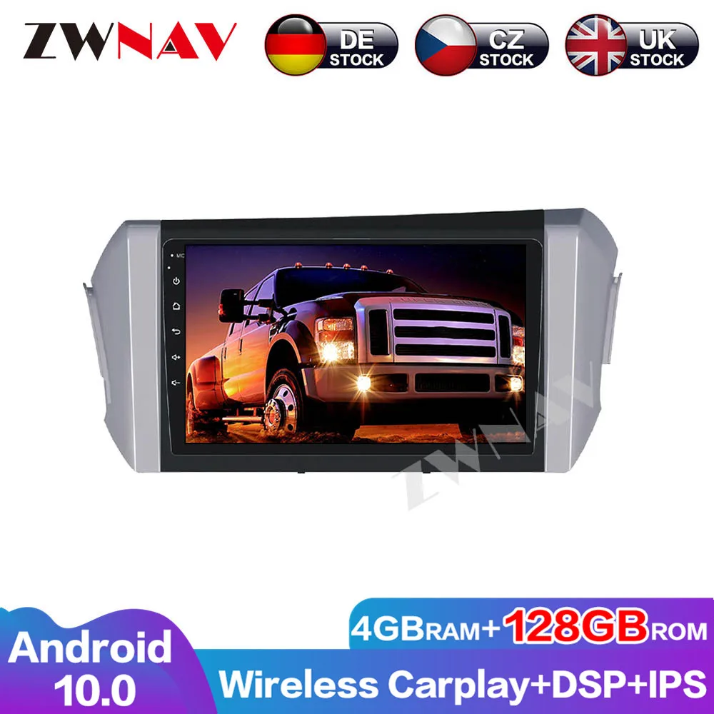 

Аудио стерео автомобильные аксессуары ZWNAV 128G Carplay Android 10,0 Авторадио DVD плеер для Toyota Innova 2015-2018 R GPS головное устройство
