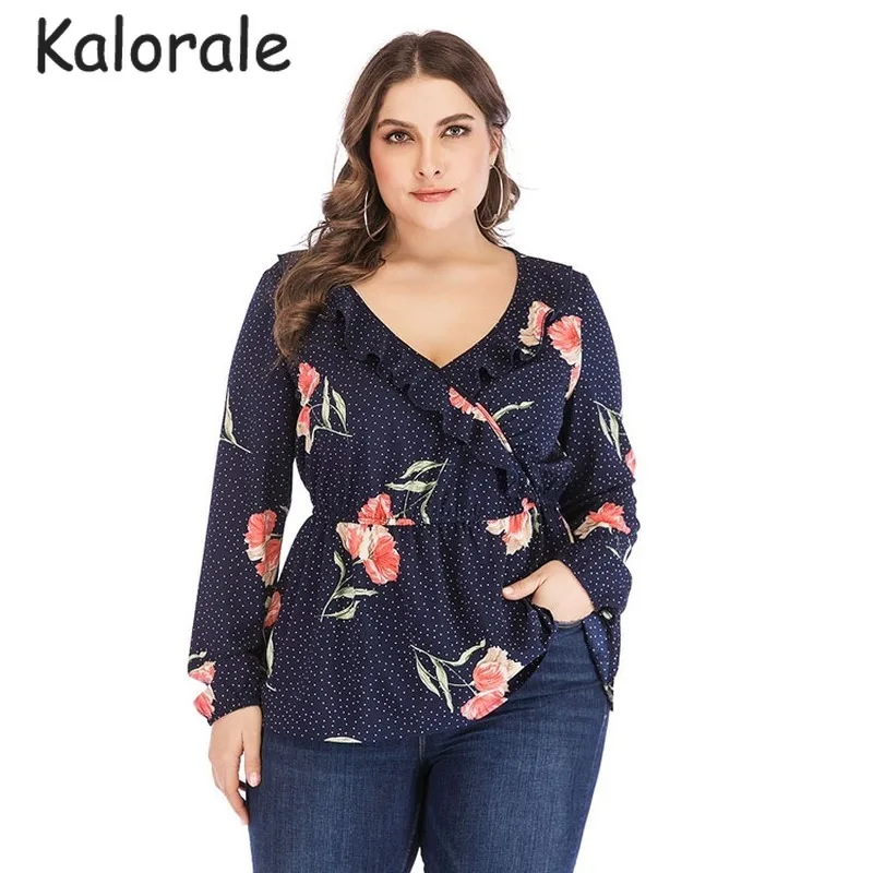 Женские топы Летняя Повседневная Блузка с оборками женская одежда длинным