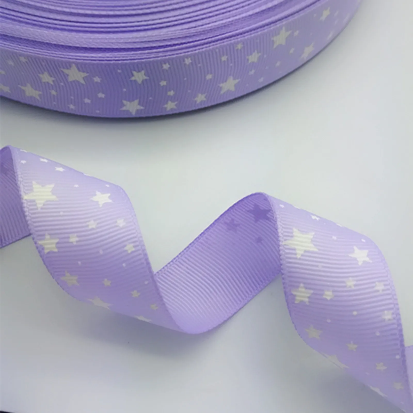 Репсовая лента с рисунком сделай сам 5 ярдов 1 дюйм 25 мм 38 острыми звездами