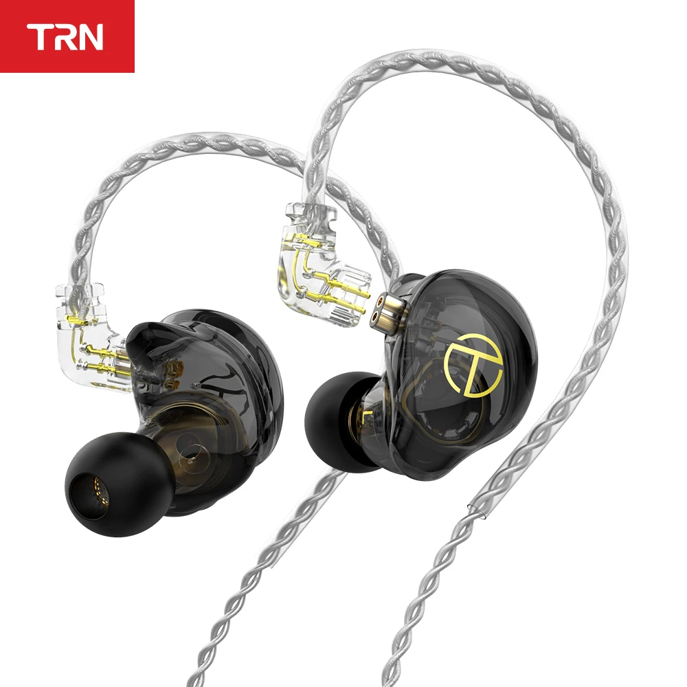 

TRN ST2 HIFI 1BA+1DD Hybrid Technology Earphones Bass Earbuds In Ear Monitor Headphones Sport Noise Cancelling Headset FOR CS2