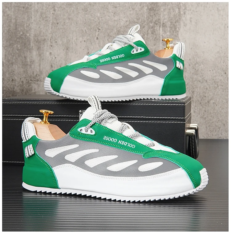 

Fashion High Tops Men High tops Skateboard Shoes Ankle Boots Sneakers Leather Flats Casual Zapatillas Hombre