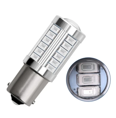 

Car led bulb COB smd 1156 33LED 5630 BA15S BAU15S P21W turn Signal Light auto brake Lamp car Backup Reverse Light 12V