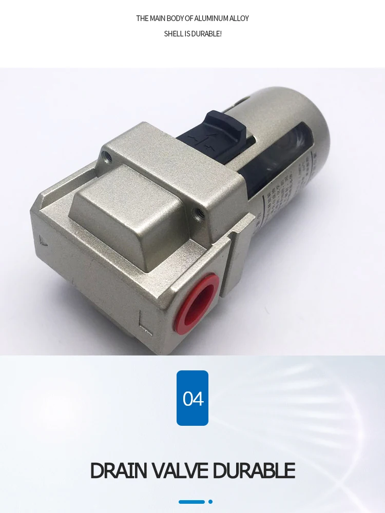 AF4000-04 G1/2 AF4000-06 G3/4 процессор источника воздуха медный воздушный насос с фильтром фильтр масла и воды сепаратор с латунной пули