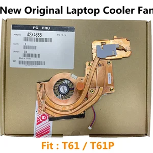 new original heatsink cooling fan radiator cooler for lenovo thinkpad t61 t61p 15 5 laptop fru42w2028 42x4685 free global shipping
