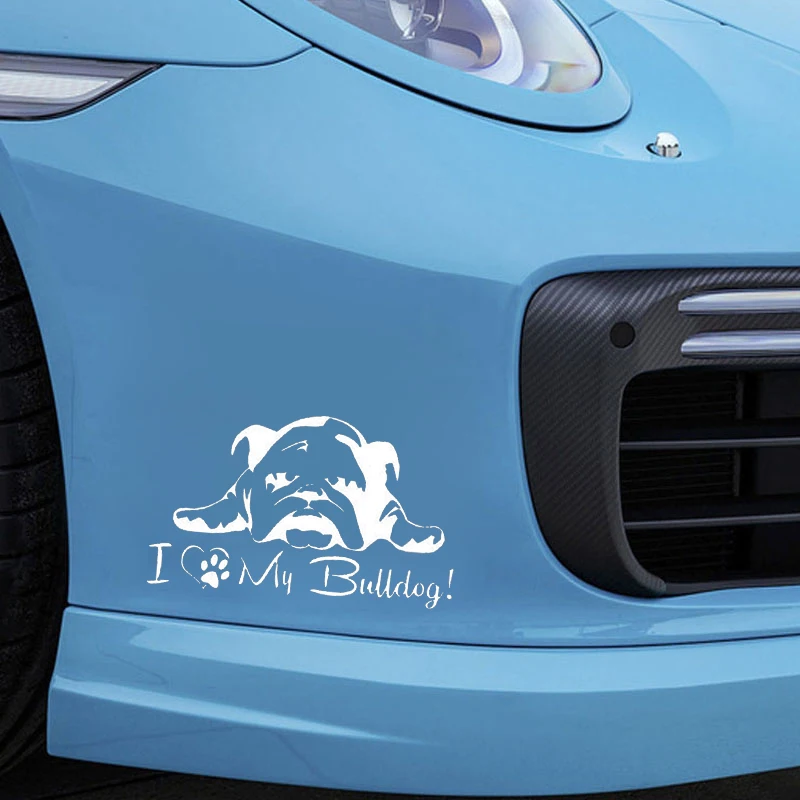 

17*10cm Dog paw love Car-Sticker Automobiles Motorcycles Window Bumper Laptop Vinyl Decal PVC Decorative Goods