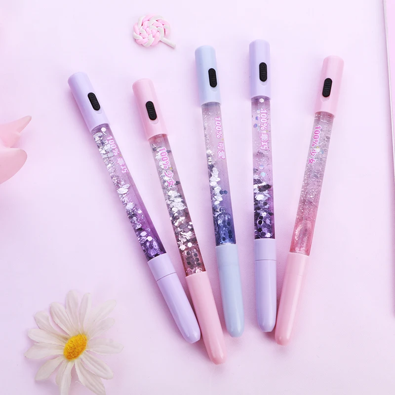1 шт./компл. Kawaii световой Зебра Mildliner флэш памяти ручка Caneta с изображением звездной