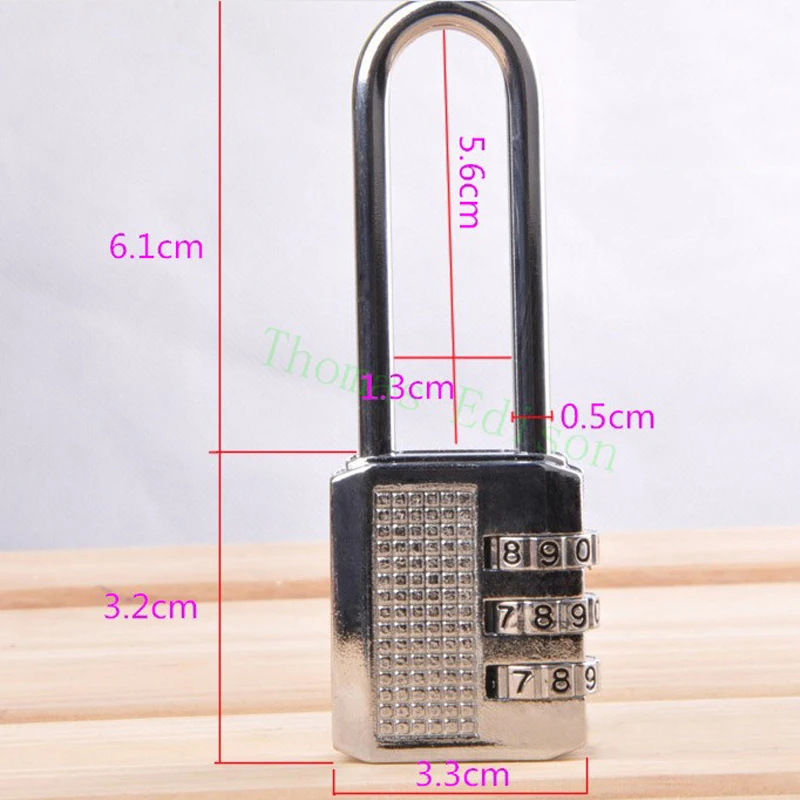 Металлический замок с кодом длиной 5 6 см цифровой кодом|padlock long|padlock lockpadlock digit |