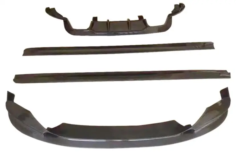 F85 F86 углеродного волокна спереди диффузор губа на задний бампер с боковой юбкой