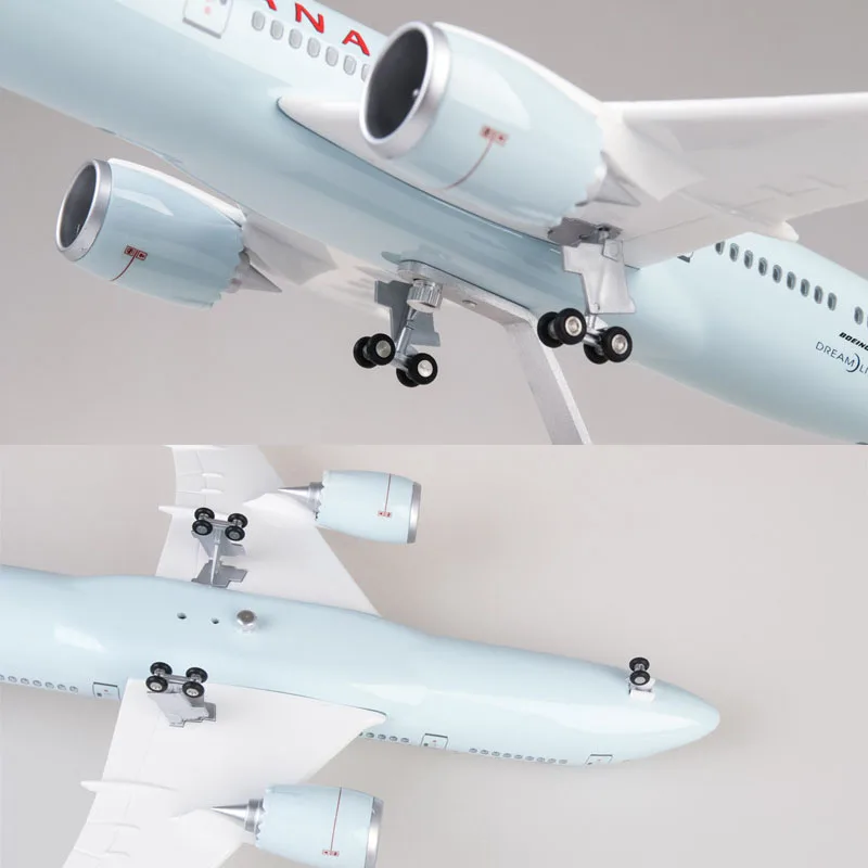 

47cm 1:130 Air Canada B787 Airbus Model Resin Airplane Model with Sound and Light Collection Decoration Gift