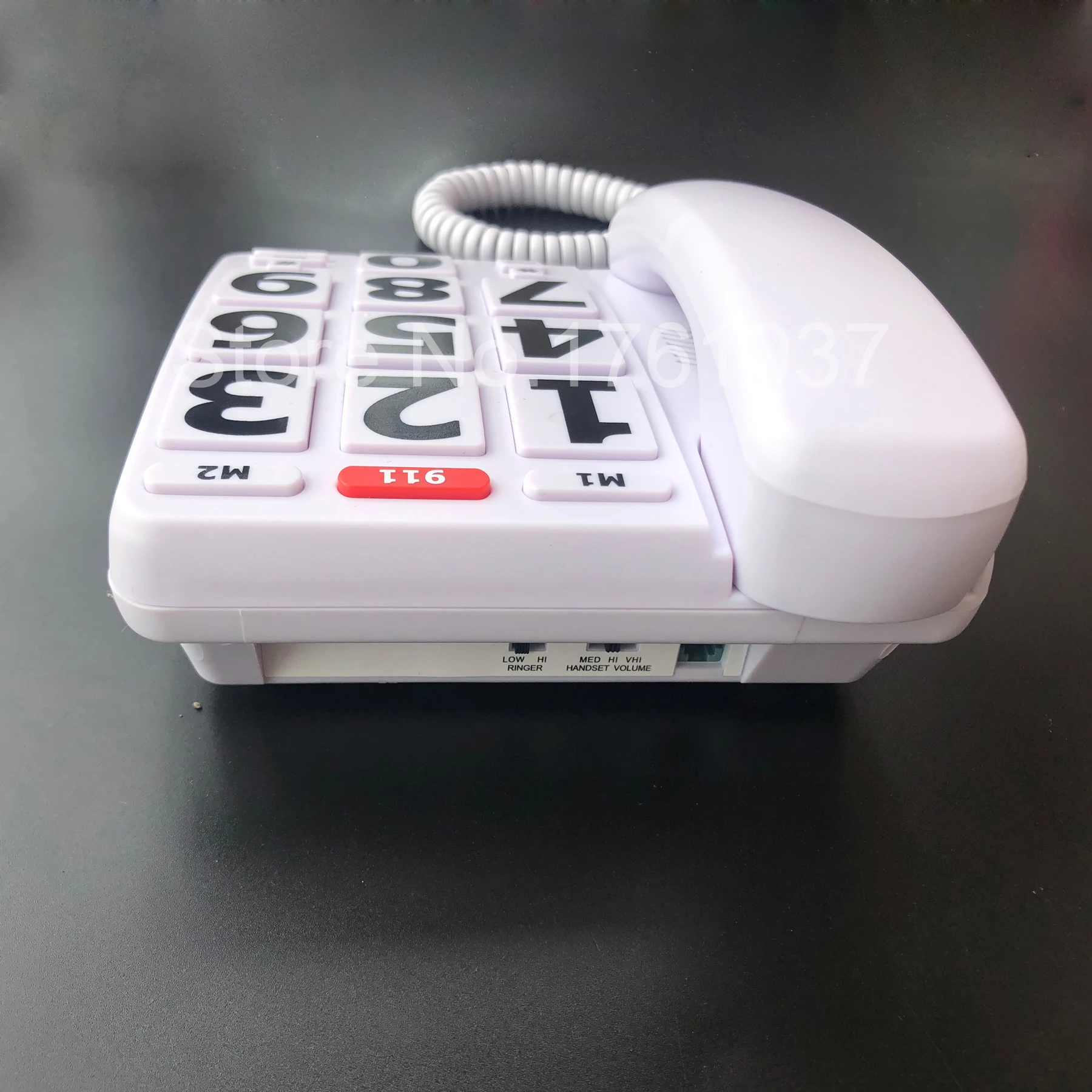 corded big button telephone for old people wired landline phone for seniors visually impaired desk phone for grandpagrandma free global shipping