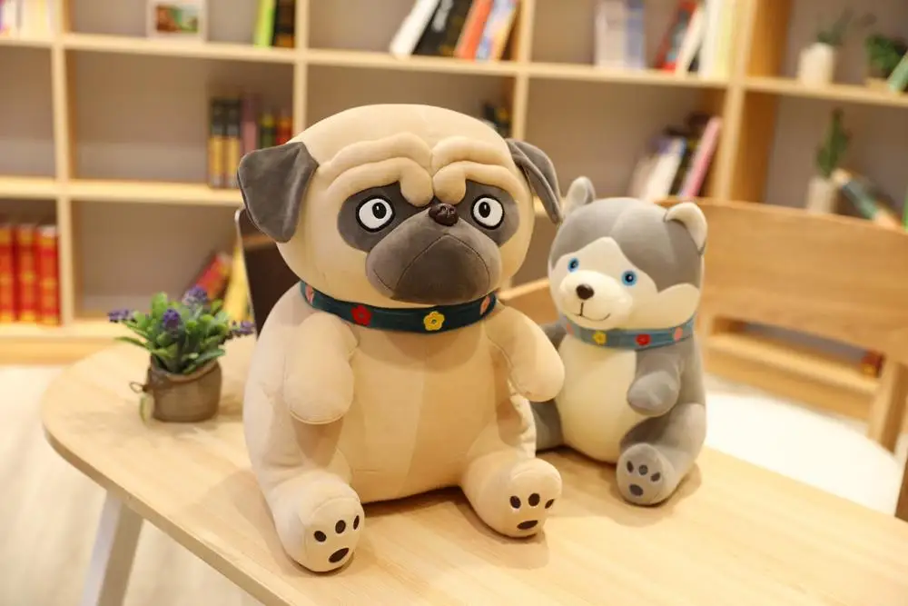 

1pc 30 / 40 / 55cm Sand dogs and husky doll filling Shar Pei Dog Plush cute dog pet toy plush animal toy children's birthday