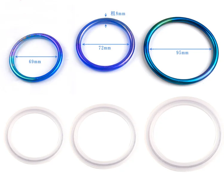 1 шт. Мягкая силиконовая Ювелирная Форма браслет из эпоксидной смолы брелок форма